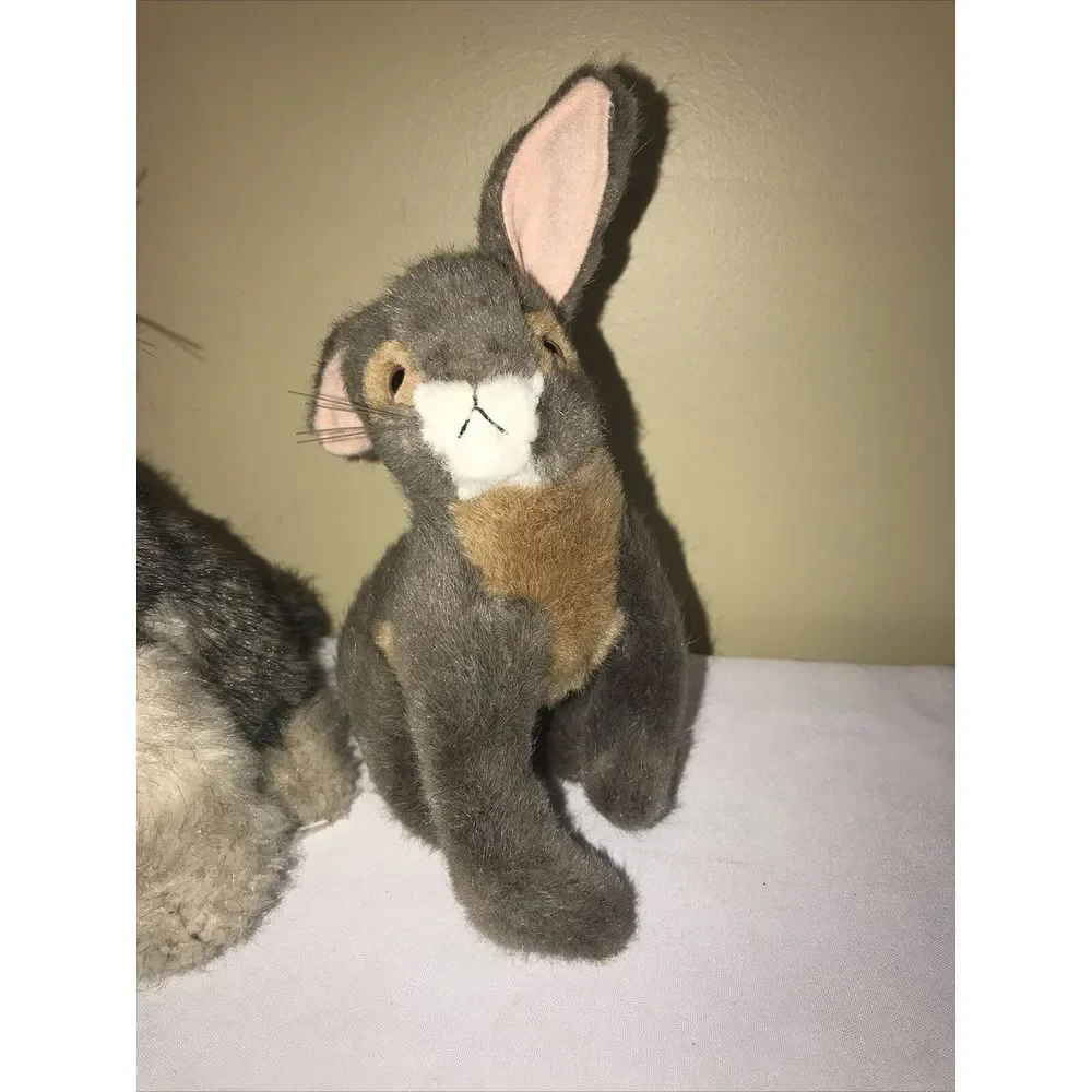 Smithsonian Institution Rabbit & fox Stuffed‎ Animal Little Soundprints 2003